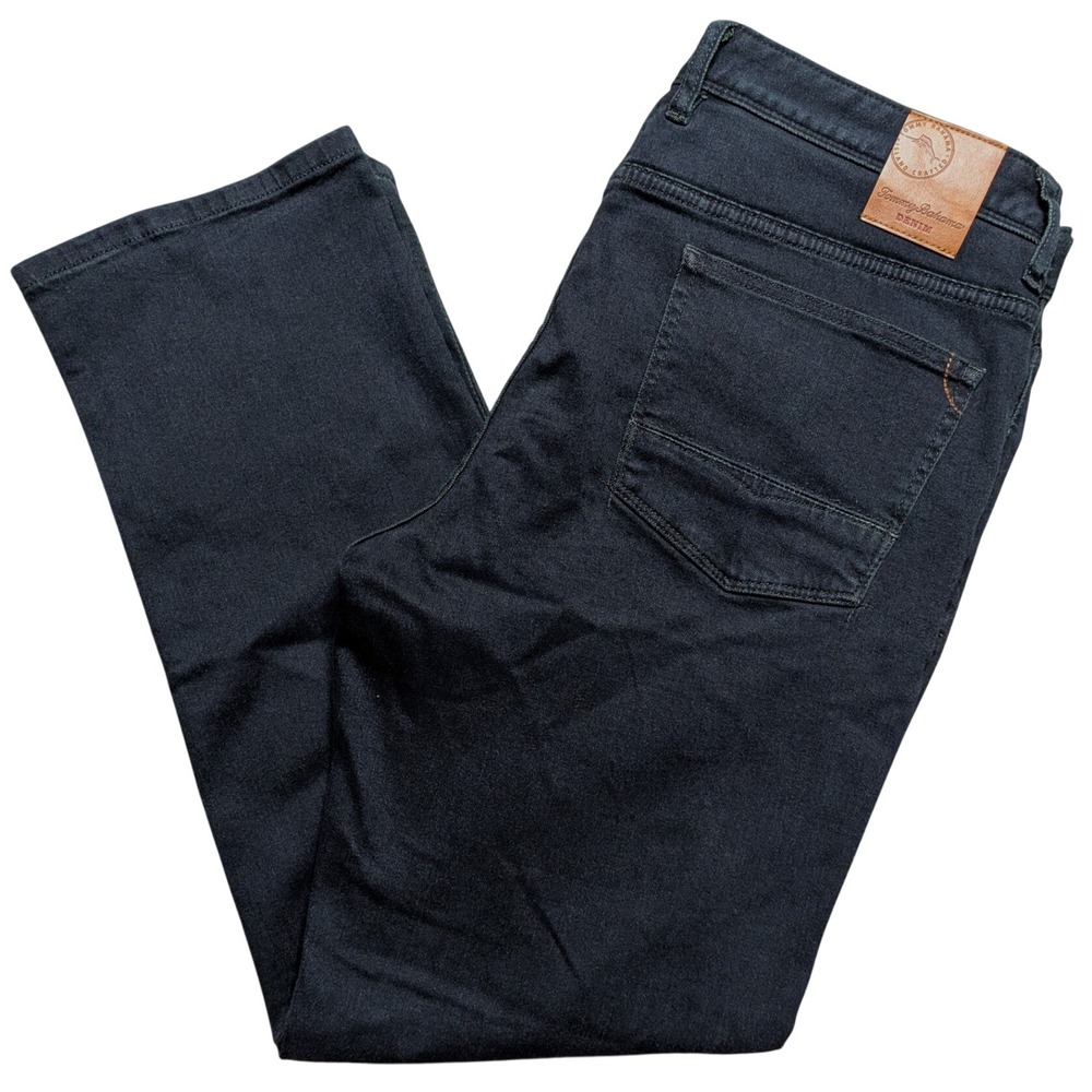 Tommy Bahama Boracay Jeans Men 35x30 Dark Wash Straight Leg Stretch Denim